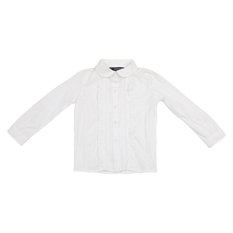 girl cotton white blouse