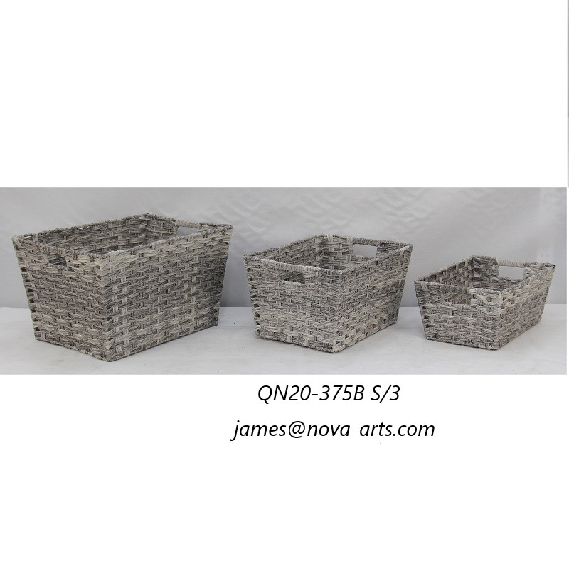 PE woven storage bin S/3