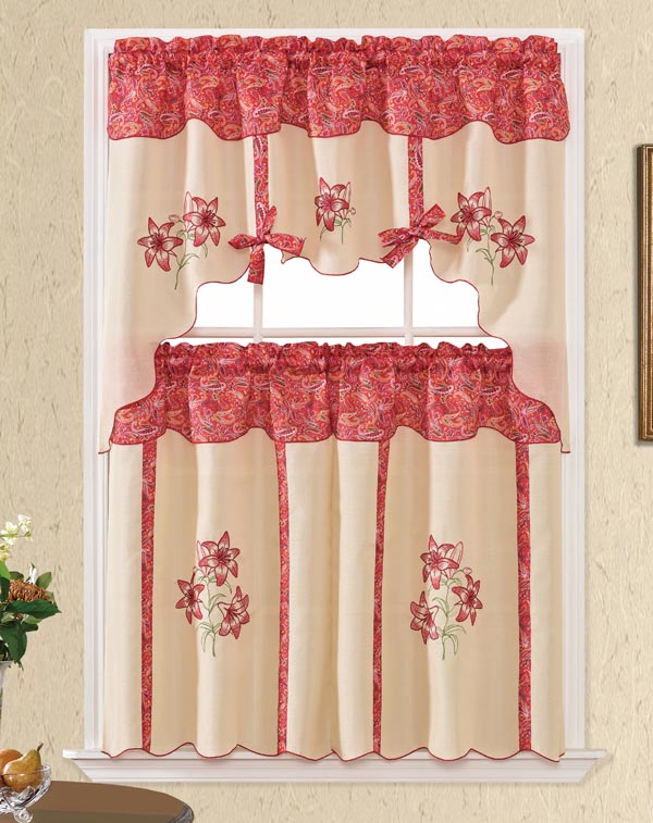 Printing kitchen curtain HY19K005