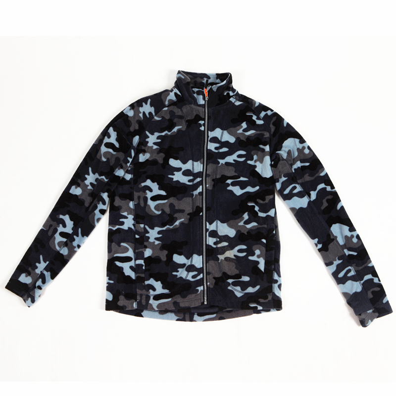Camo fleece jacket for kids
