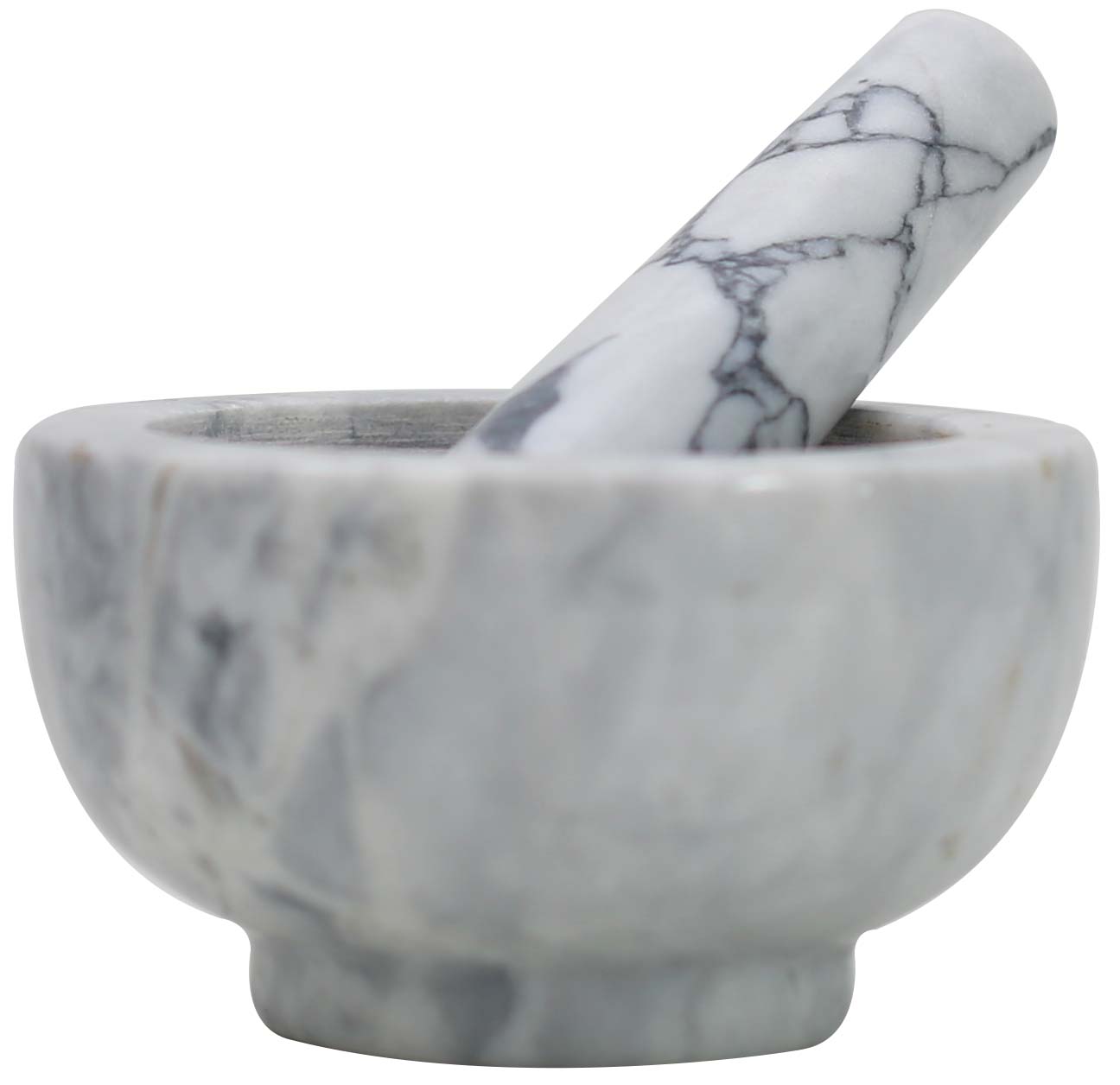 Marble mortar and pestle