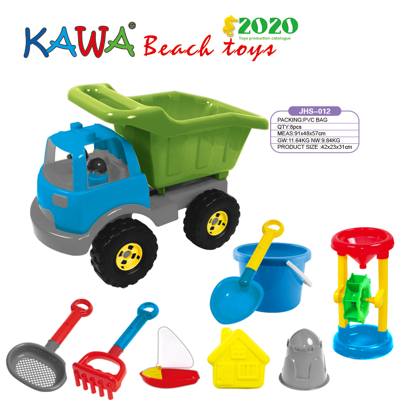Plastic big dump truck sets in PVC bags