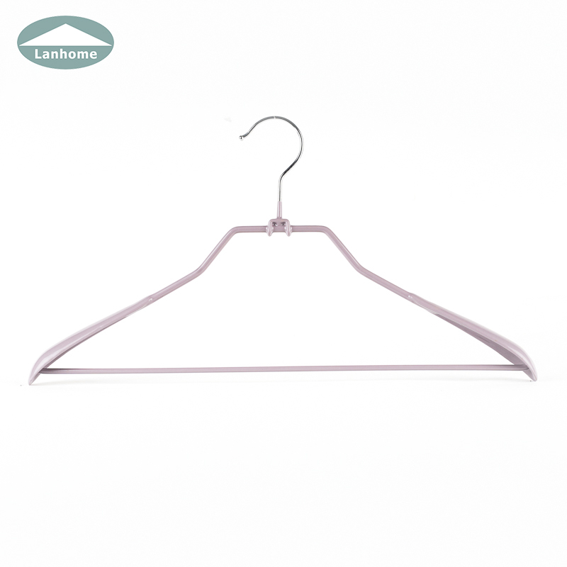 Lanhome Colorful PVC Metal Hanger for Clothes Coat