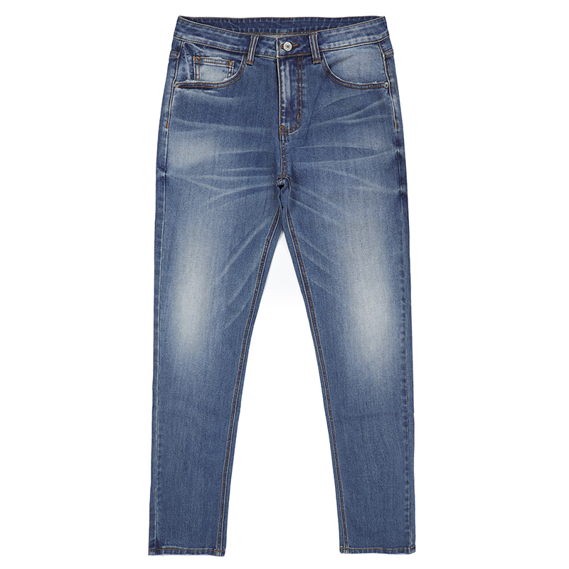 2026 new style Light blue loose straight denim jeans wash men jeans pants custom jeans G2328-Z