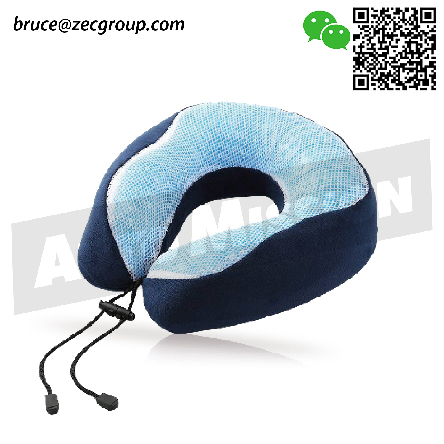 Neck pillow with gel