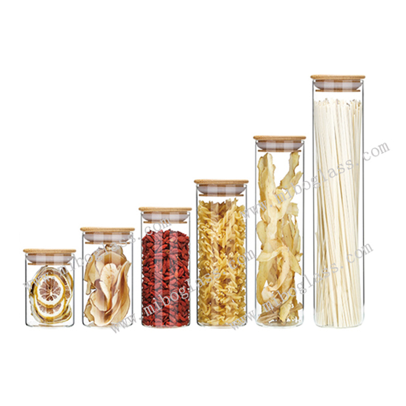 Glass jar, canister,glass storage jar,glass box,airtight glass jar,handmade glass storage jar