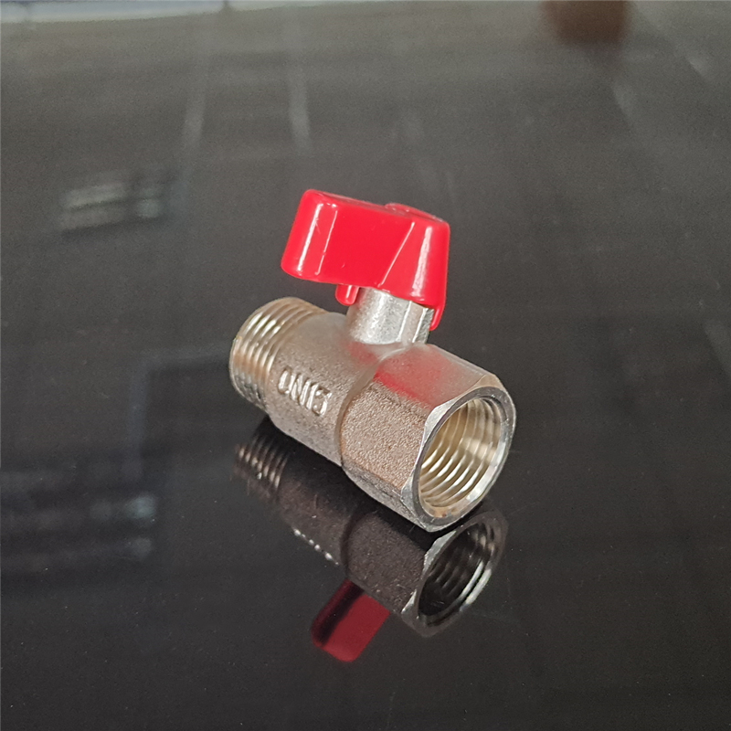 Brass Ball Valve Female And Male Nickel Plated