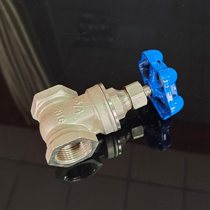 Brass Sluice Valve Nickel Plated