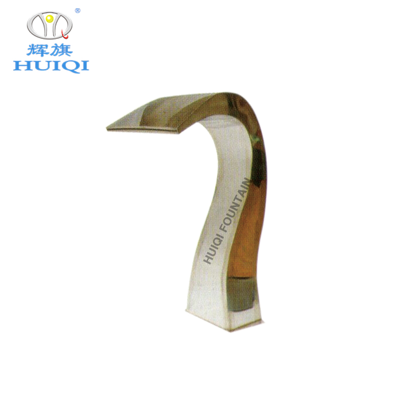 Huiqi curved waterfall swimming pool hot spring pool water jet garden courtyard waterscape wall fountain waterscape spa