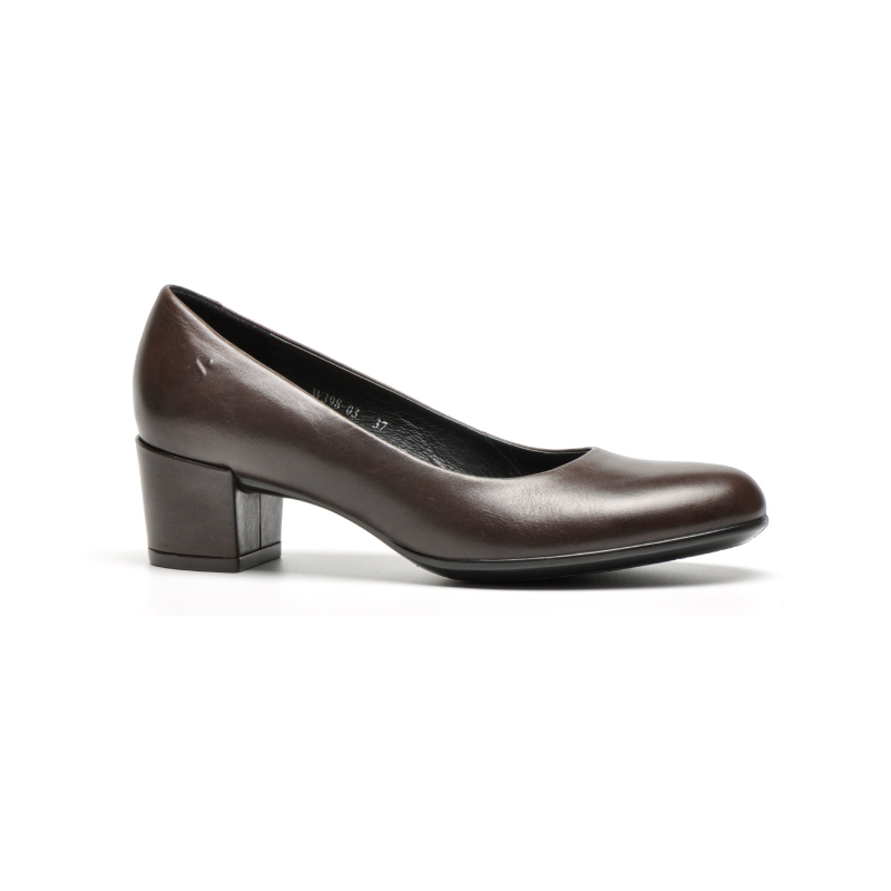 55mm height stock heel ladies classic pumps W398-03