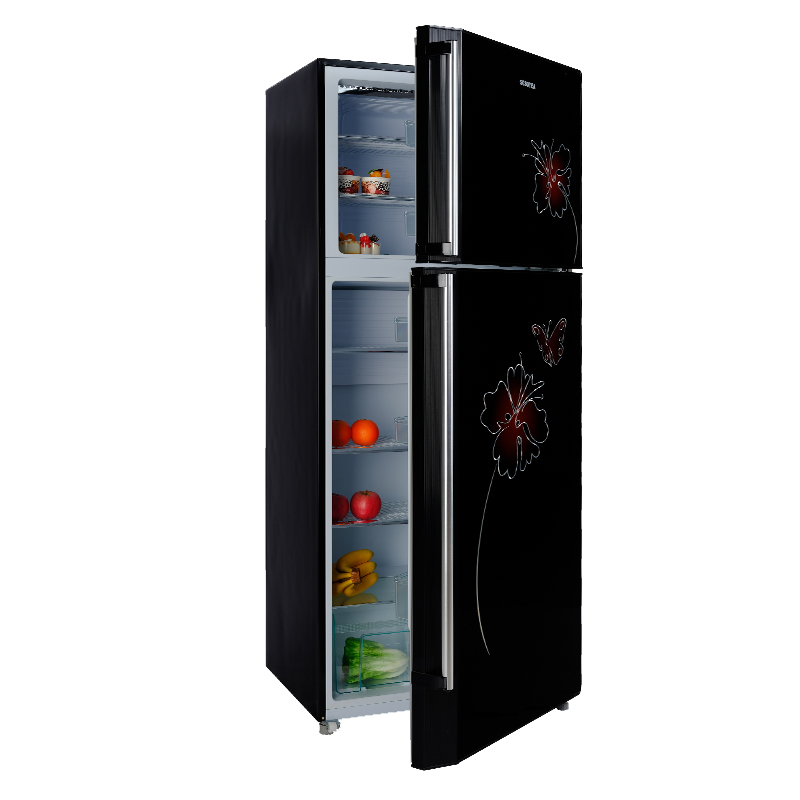 Top Freezer Glass Door Refrigerator