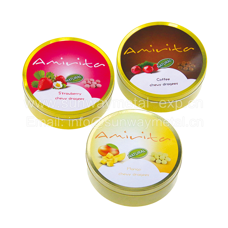 candy tin box food package
