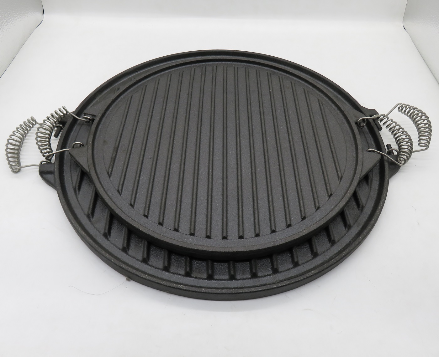 45cm Round cast Iron griddle plate for bbq grill stove