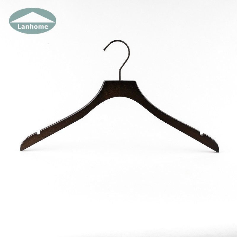0181 Clothes Hanger Factory Set Suit Wooden Clothes Hanger With Custom Logo