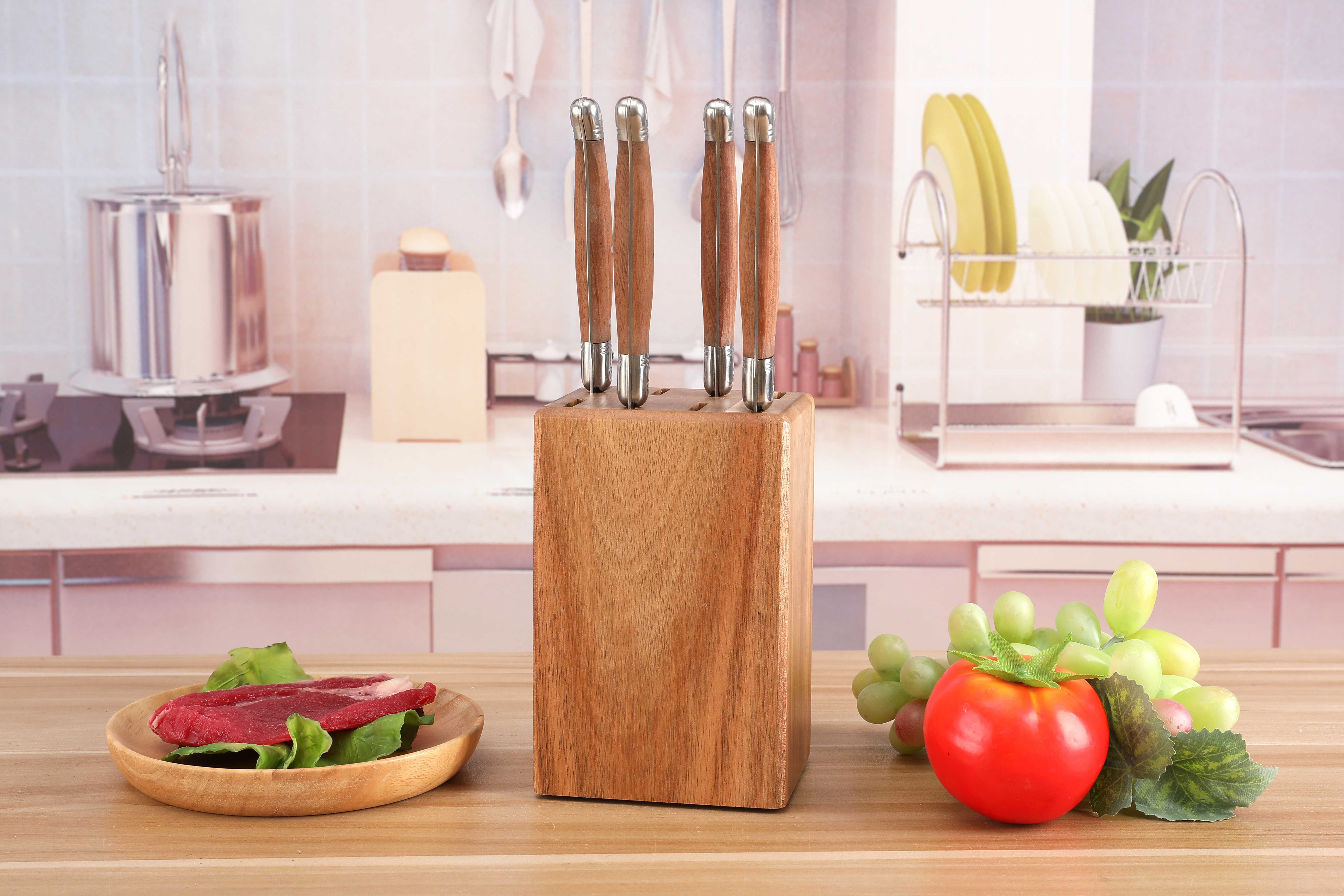 Steak knife block