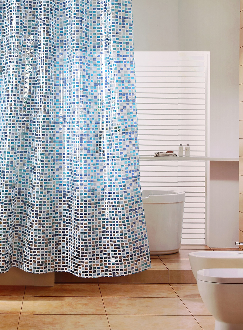 PVC/PEVA shower curtain