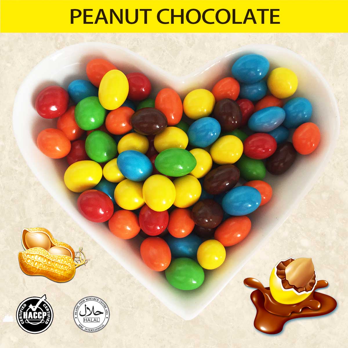 Arab Halal Candy peanut Chocolate