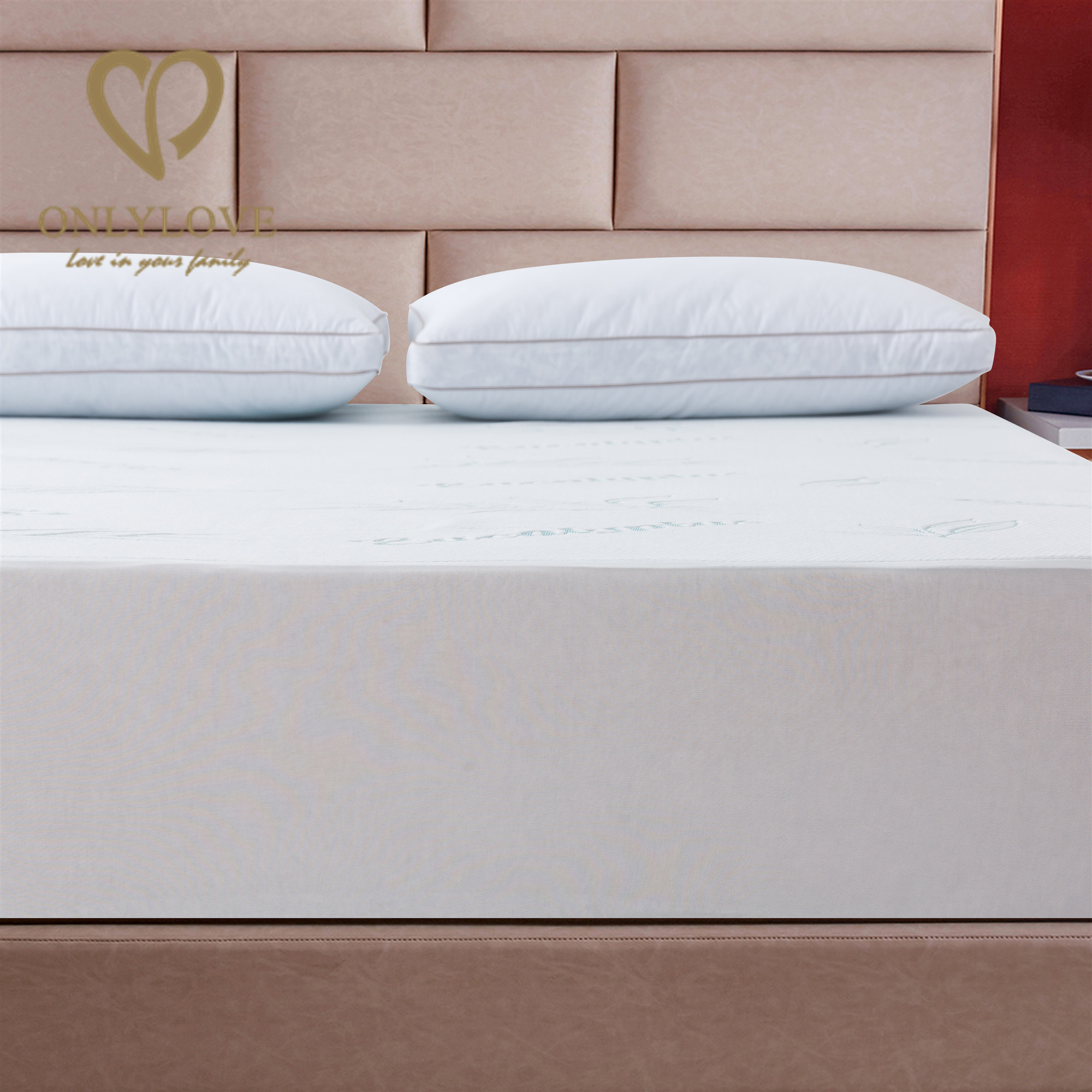 Queen Size Premium Hypoallergenic Eucalyptus Scented Waterproof Pillow Protector - Top with TPU Waterproofing
