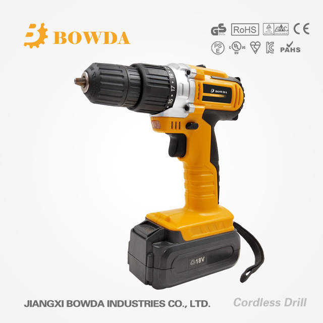 Top Sale Rechargeable Cordless Drill with Ni-Cd/Ni-Mh Battery