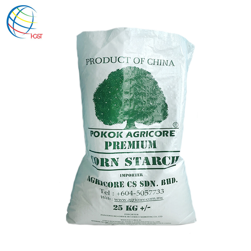 Food Grade BOPP laminated bag Polypropylene Sack PP Woven Corn Starch Flour Bag 10kg 25kg 50kg
