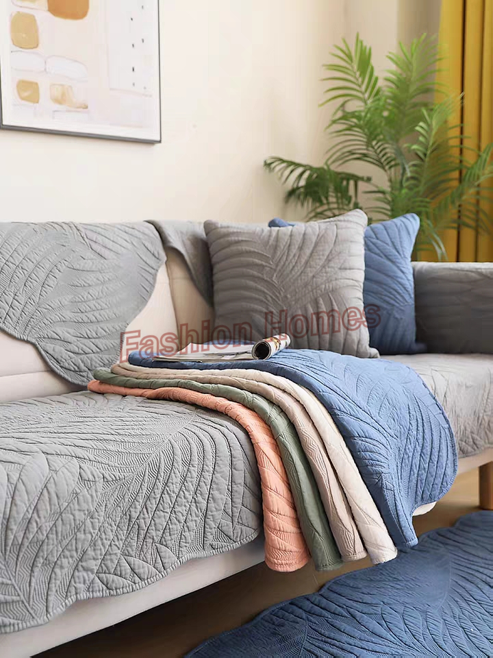 1pc pre-washed soft Embroidery Sofa Cover for home