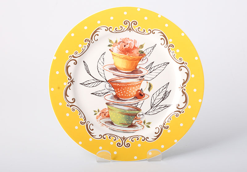 ZH1914 Macarons collection set of 4 7.5" dessert plates