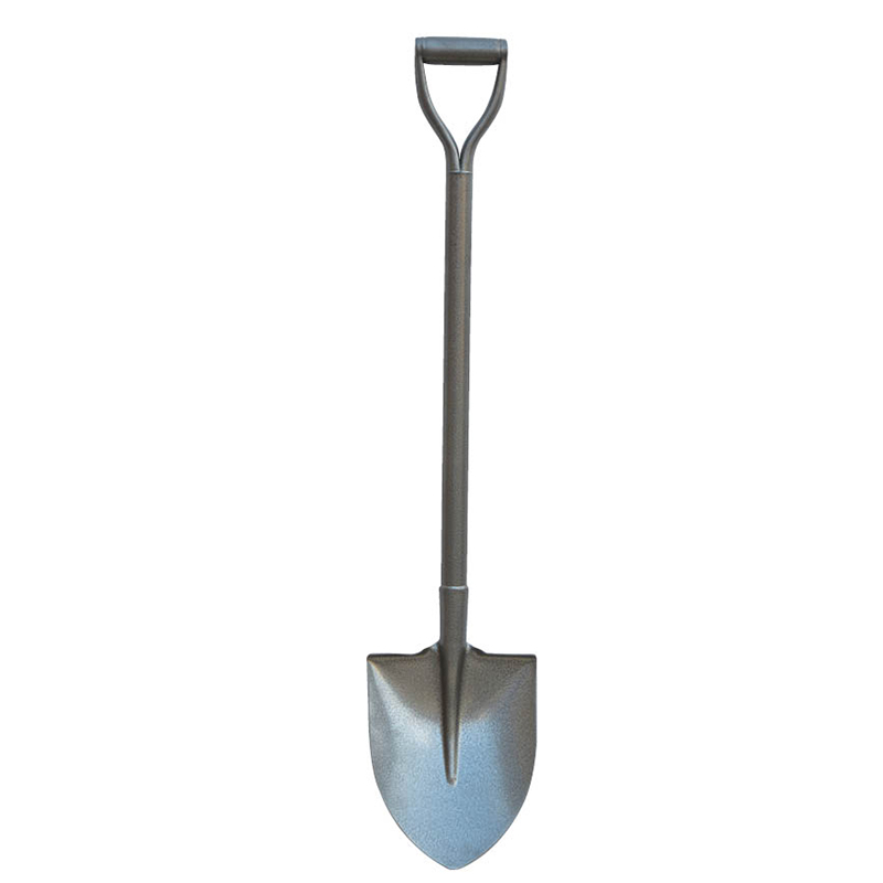 Metal handle shovel