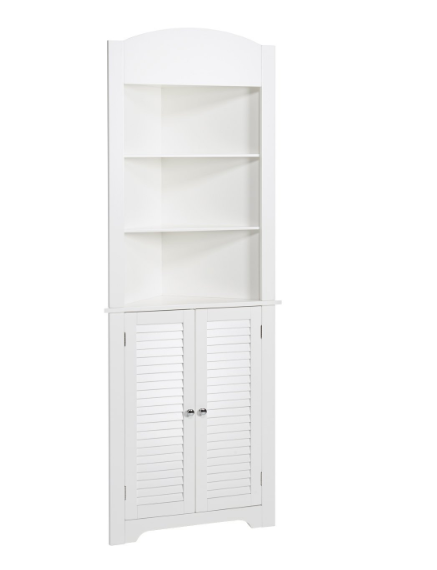 Bathroom Kitchen Tall MDF Corner Cabinet