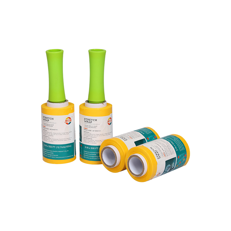 Hand Stretch Wrap with plastic black and yellow handle/dispenser