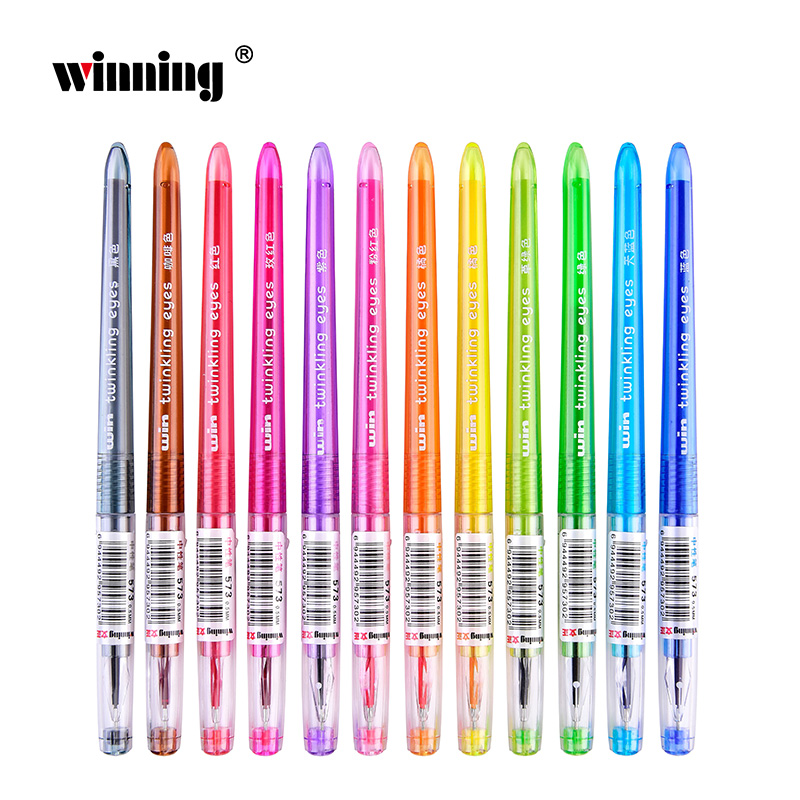 Colorful gel ink pen