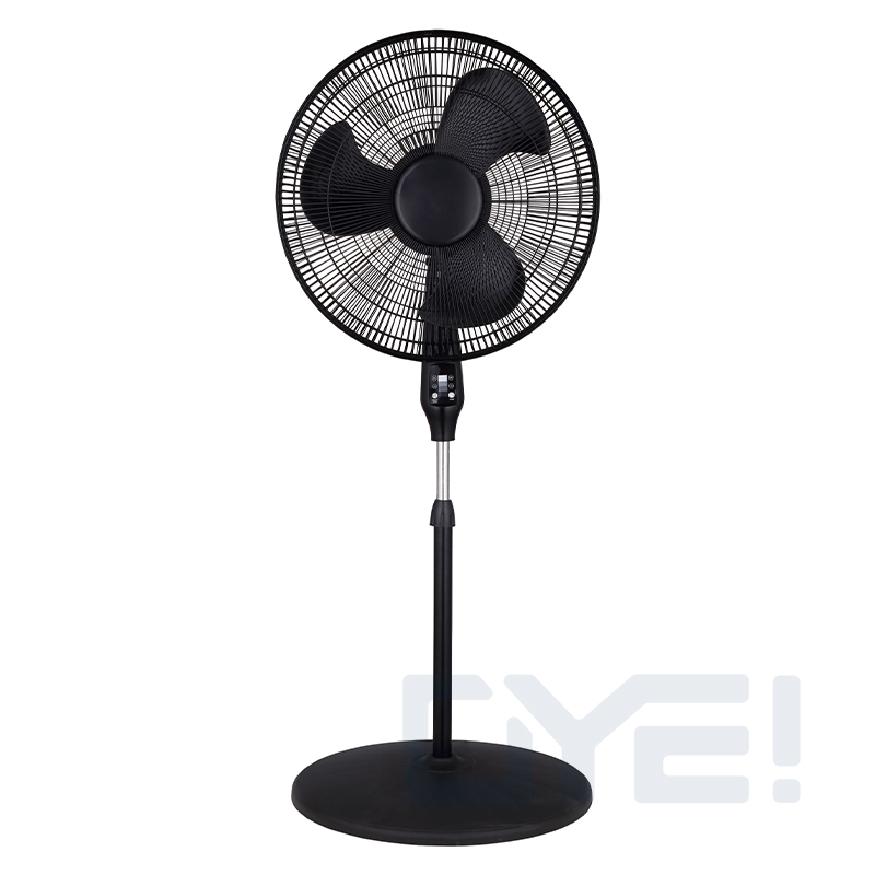 18'' pedestal fan with round base/Black /white/multiple colors/oscillation/adjustable angle/support cross stand base