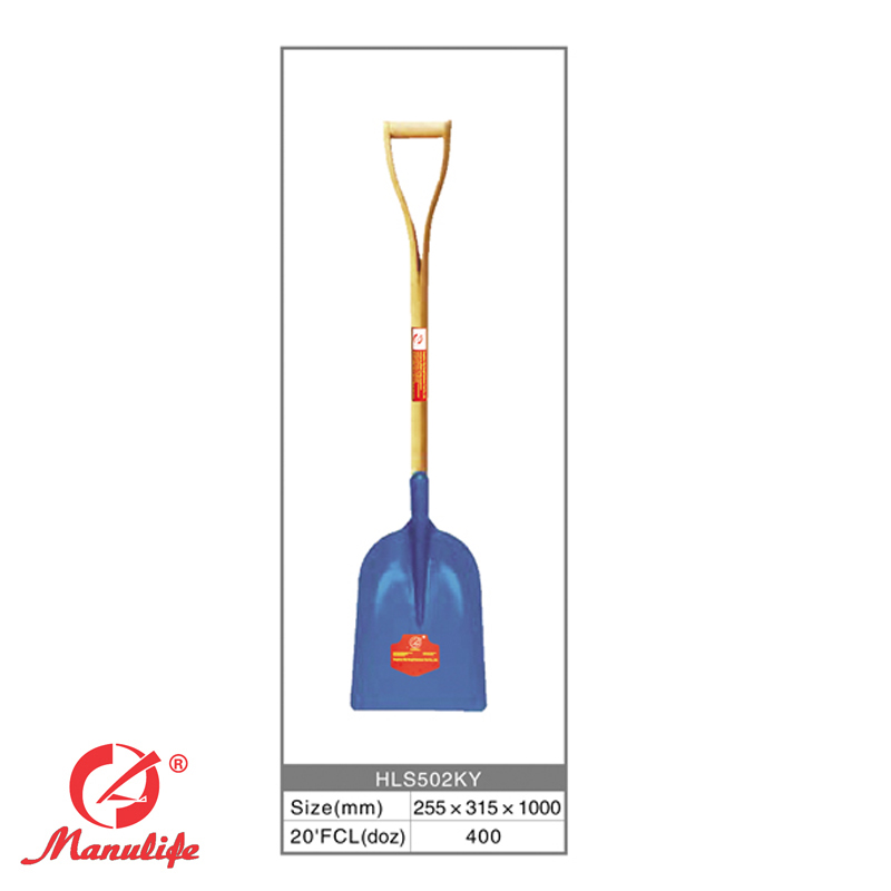 short wood handle shovel