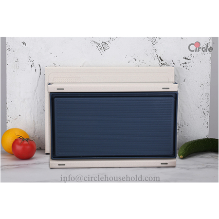 6 in 1 cutting board with knife set