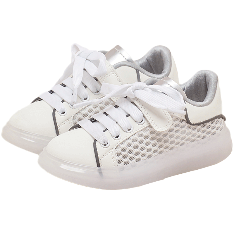 2020 Fashion kids lace up casual shoes kids sport light sneakers