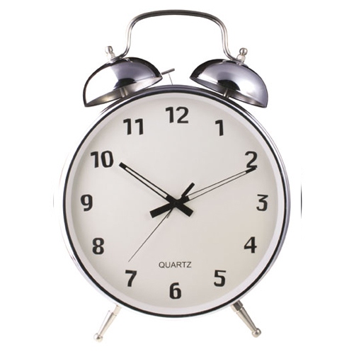 Jumbo twin bell alarm clock