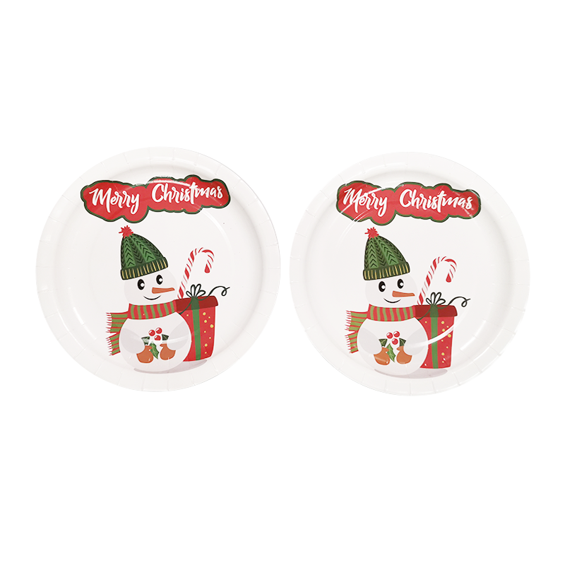 Christmas Party Supplies Plate