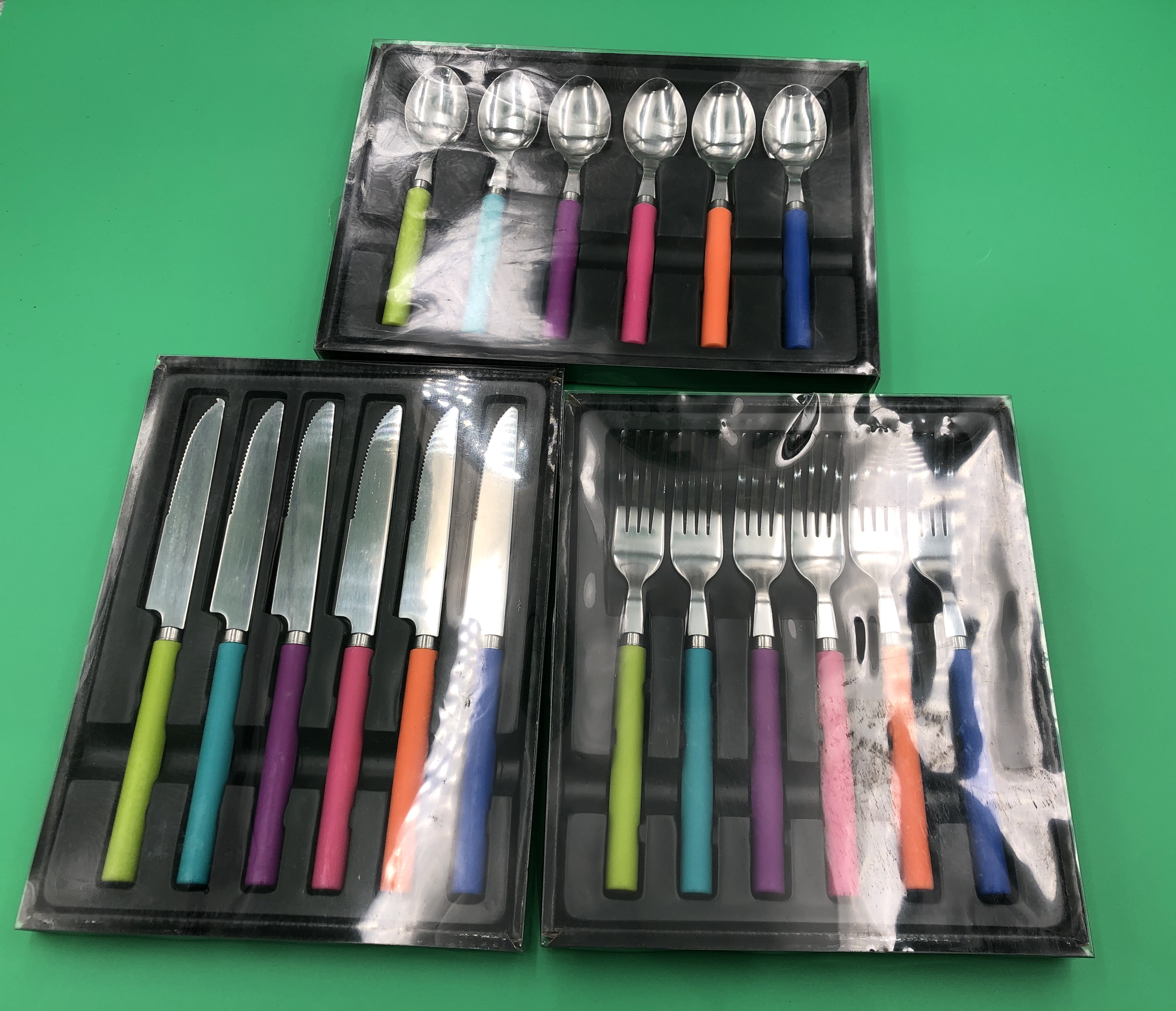 Knife, fork, spoon