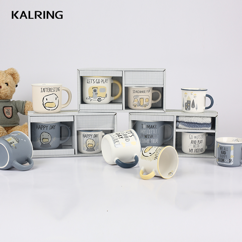 Ceramic mug 8OZmug cute kids'mug