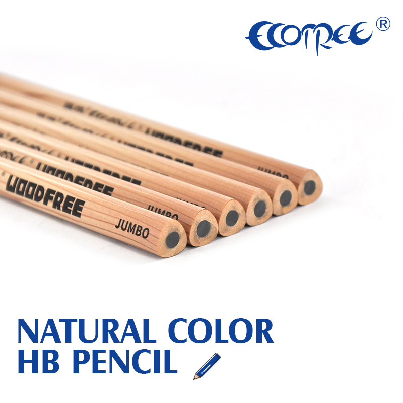 Natural wood pencils