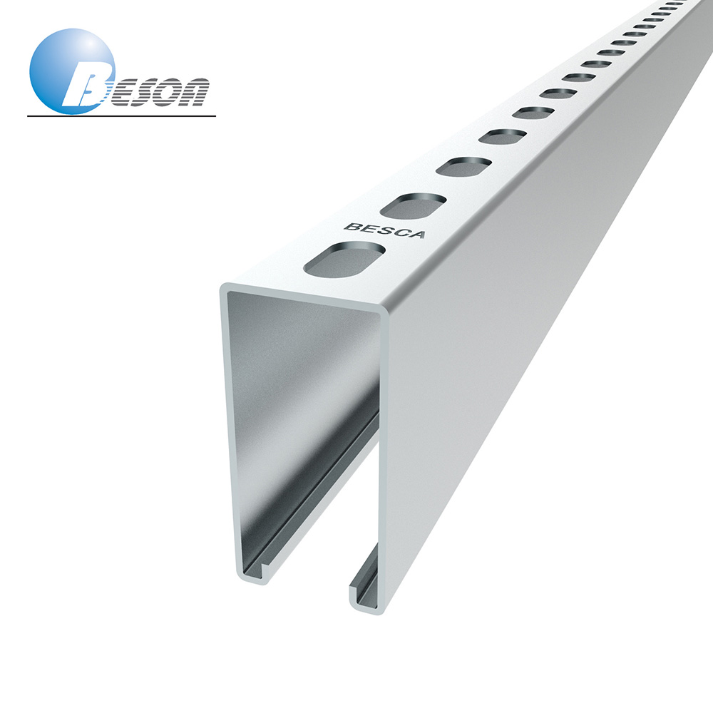 Large Span Strut Channel C Type Strut Channel with Accessories Manufacturer