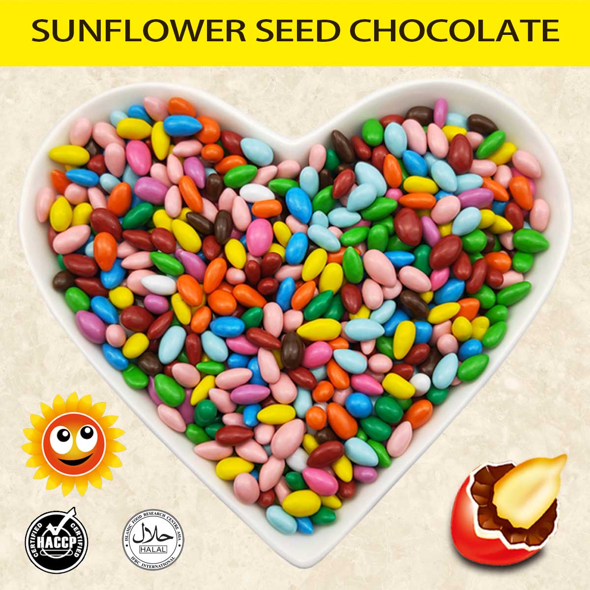 Arab Halal Candy Sunflower Seed Chocolate