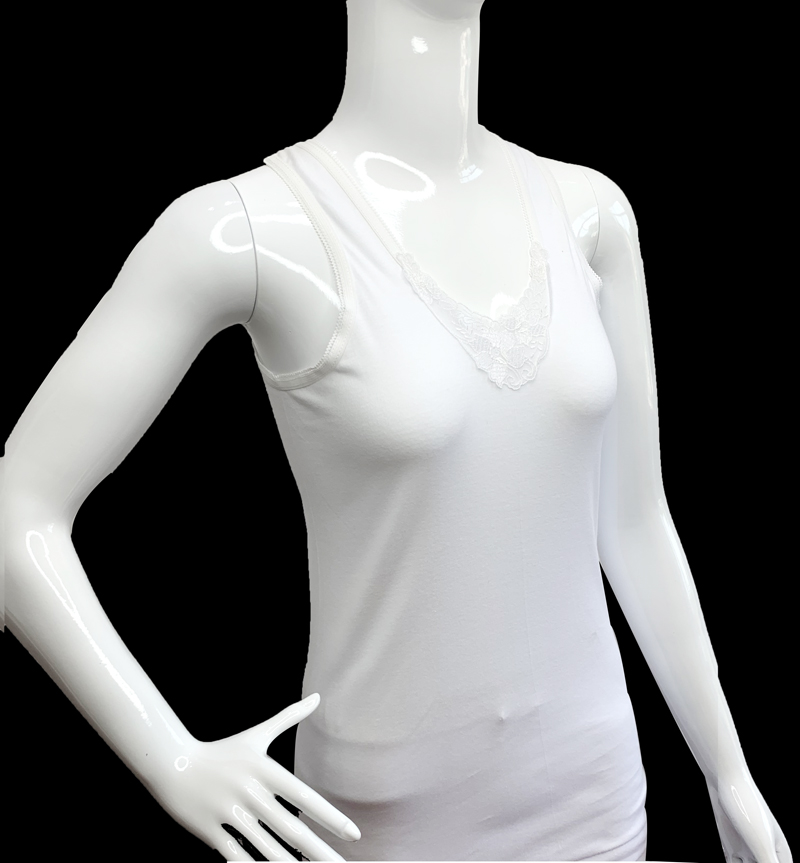 Ladies Vest With Lace