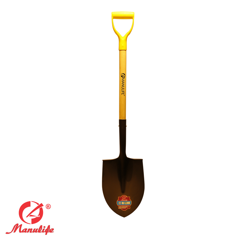short wood handle shovel