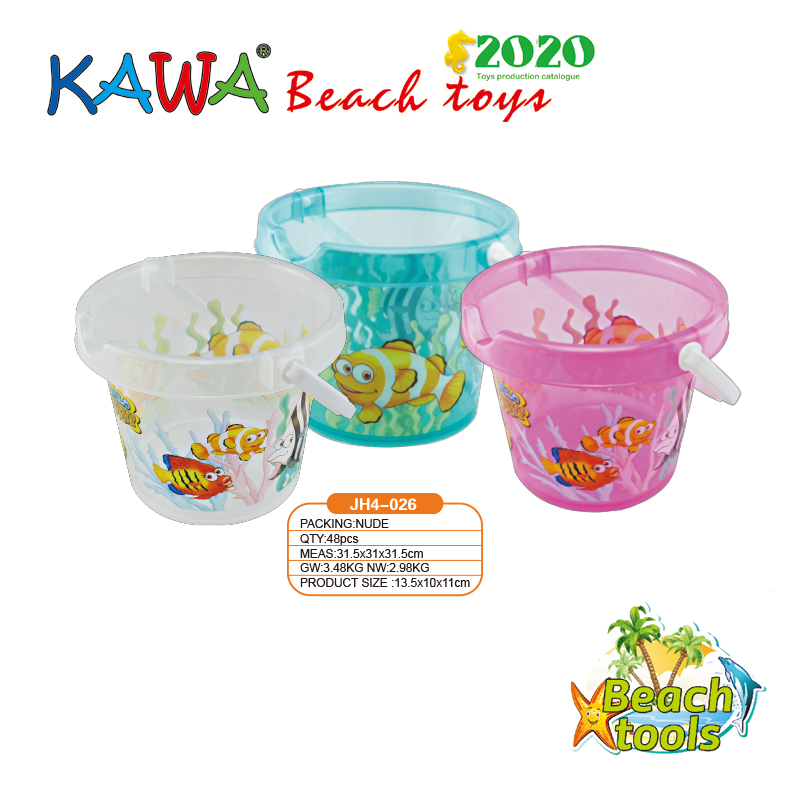 sand bucket with printing