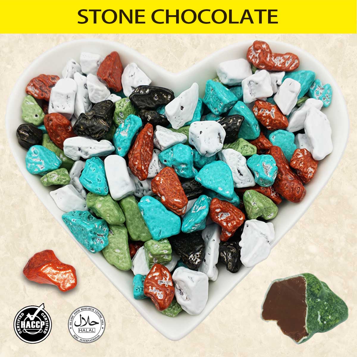 Arab Halal Candy Stone Chocolate