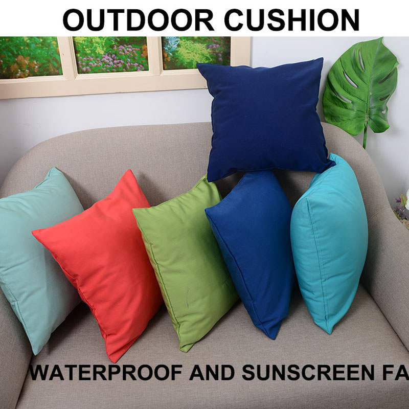 Out door fabric, water-proof, sun-proof, mould- proof. Garden pillow, outdoor seat cushion