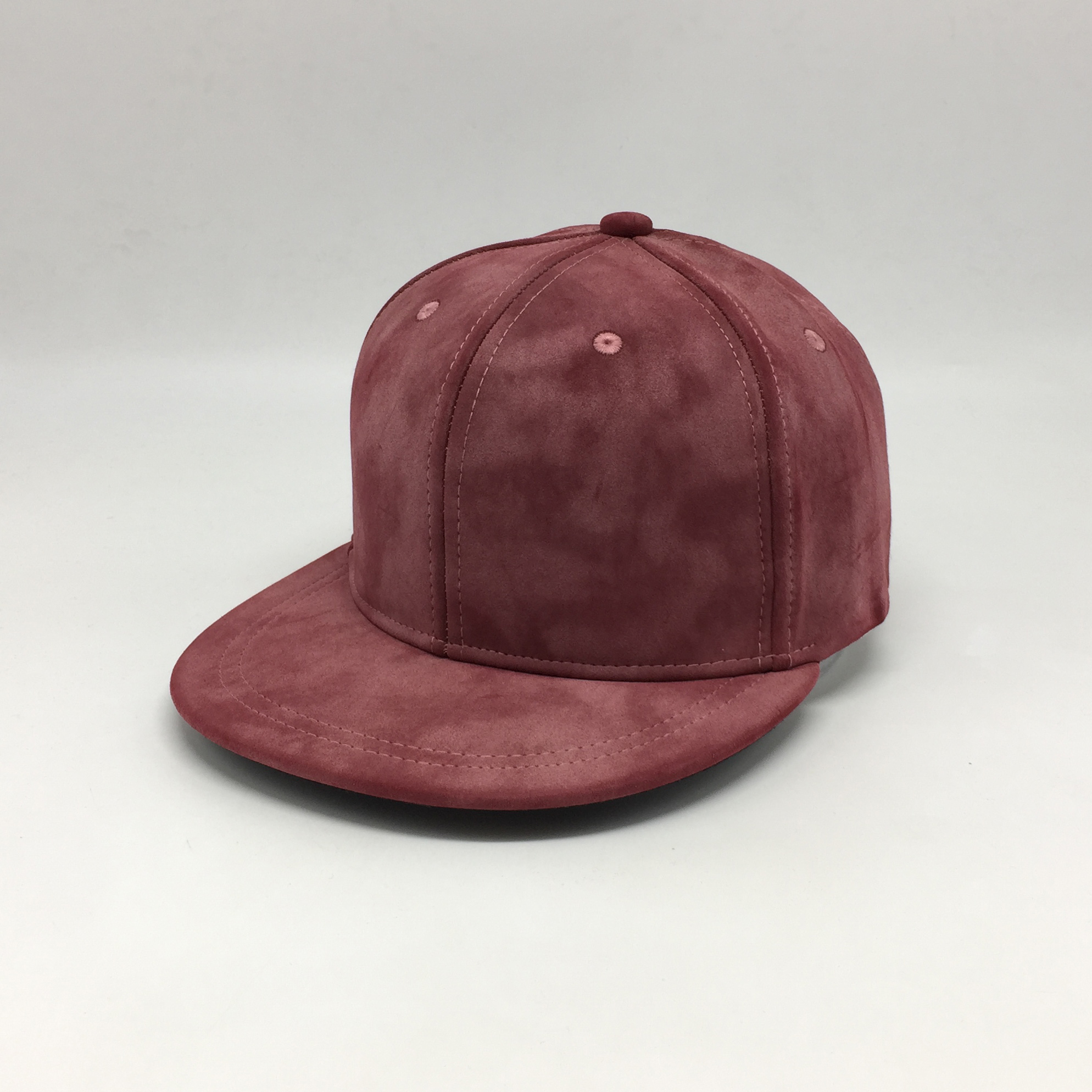Custom - made 6 - piece PU flat - brim baseball cap