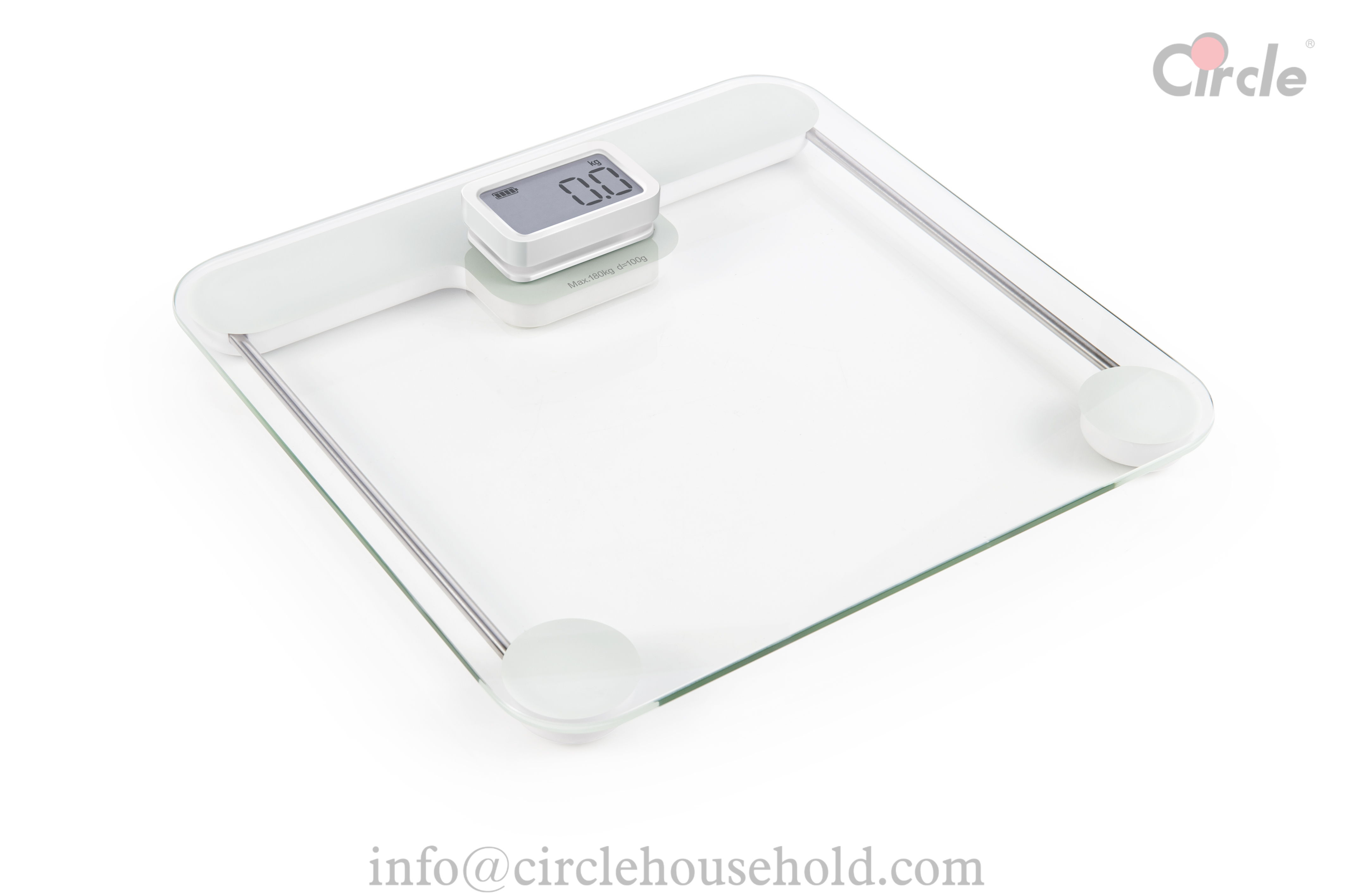 Battery-free bathroom scale