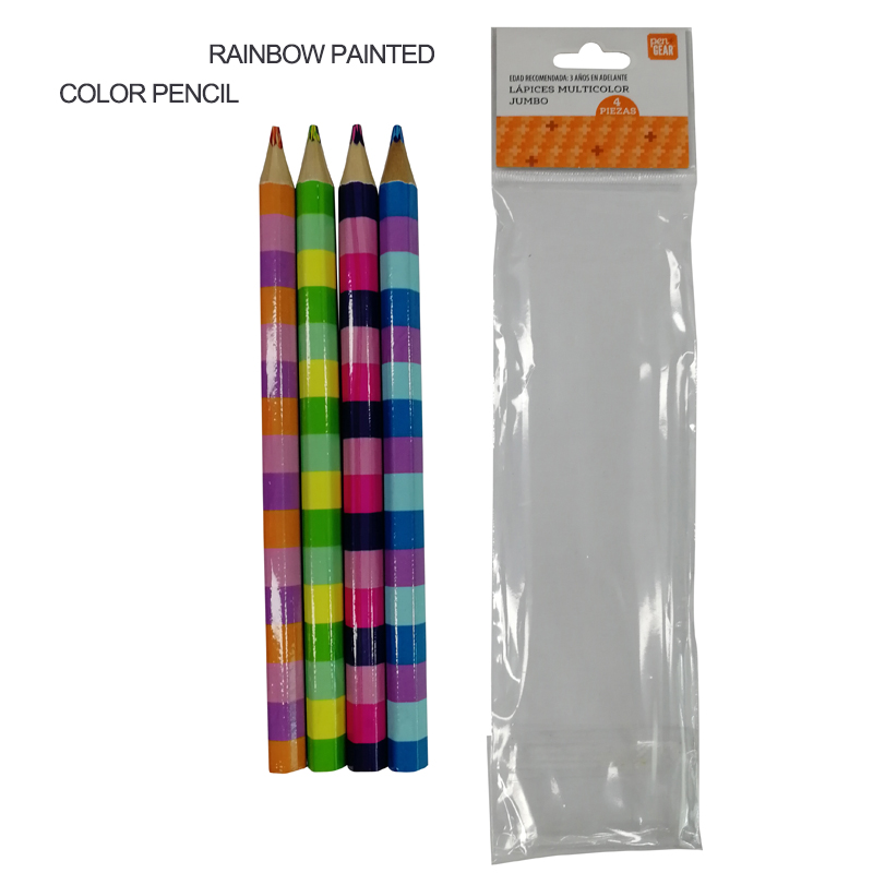 Rainbow Painted Color Pencil