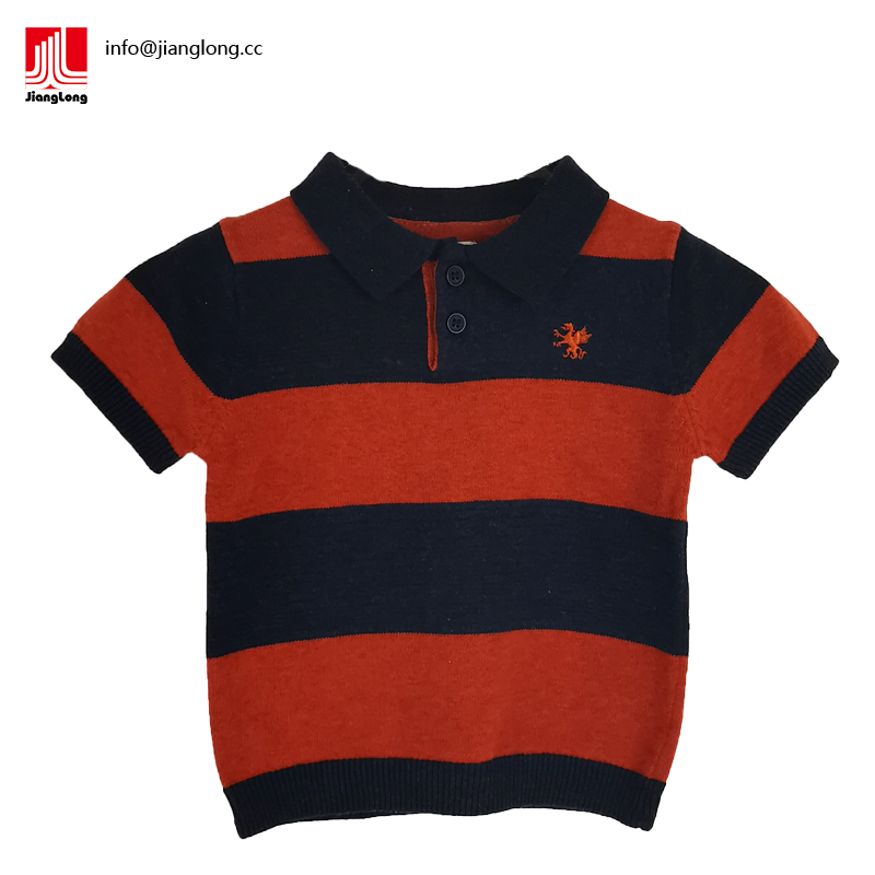 boy polo stripe knitwear